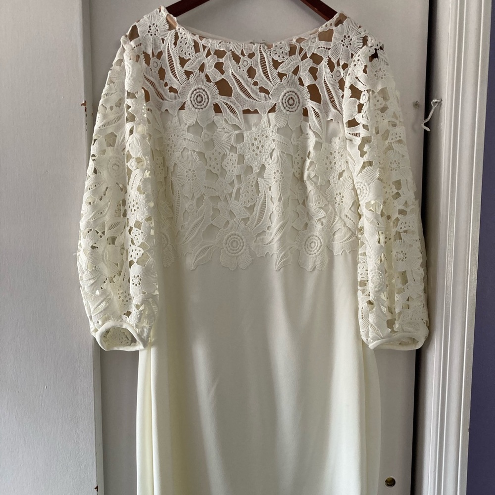 Ralph Lauren white floral dress